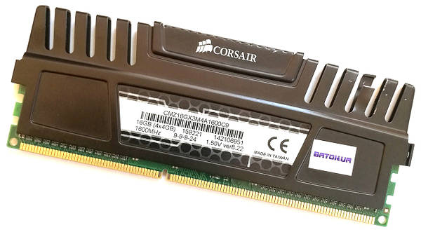 Corsair DDR3 4Gb 1600MHz PC3 12800U 1R8 CL9 CMZ16GX3M4A1600C9 Baton.ua 1151736513