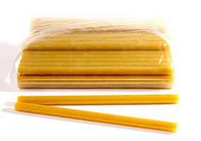 Клей для термопістолета 30см 1,1см кольоровий з глітером Золото