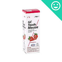 Тус Мусс Клубника, крем для восстановления зубной эмали, Tooth Mousse Strawberry (GC)