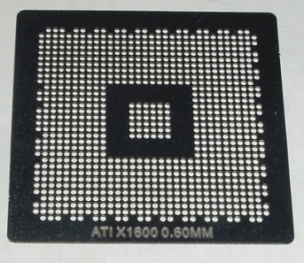 Трафарет прямого нагріву ATI X1600 0.60mm