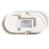 Світильник світлодіодний накладний ЄВРОСВЕТ 18 Вт овал CL-18 6400K IP54, фото 2