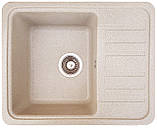 Кухонна гранітна мийка Valetti Europe модель №9 сірий 5746, фото 4