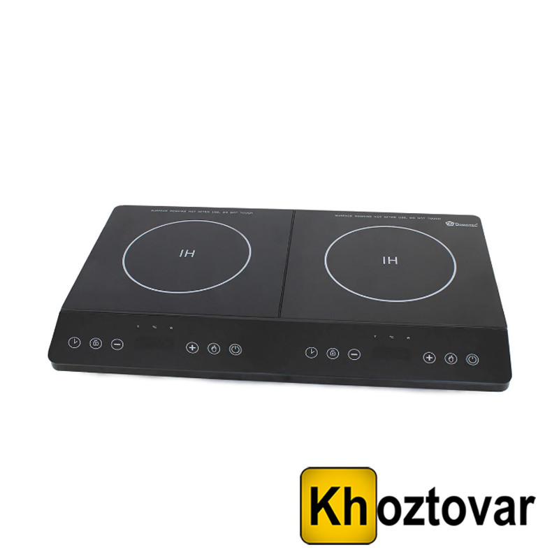 Індукційна плита Domotec MS-5872  ⁇  2 конфорки