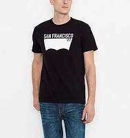 Мужская футболка Levis Sf City Tee - Black (XL)