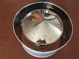 Дефлектор димар діаметр 130 мм нерж. сталь 0,5 мм, фото 10