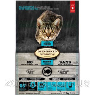 Корм Oven Baked Tradition для котів беззерновий з рибою | Oven Baked Tradition Cat Grain Free Fish 2,27 кг, фото 1
