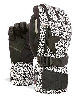 Гірськолижні жіночі рукавички Level Star W Black-White | розмір - 7 (S)