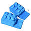 Мягкие комнатные тапочки конструктор Лего, домашние тапочки Lego синие  Код 14-2800, фото 9