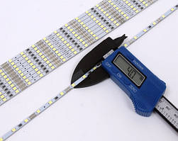 Світлодіодна led лінійка LEDTech slim smd 2835 72led/m 12v 16вт ip20 білий (6000 К) ширина 4 мм