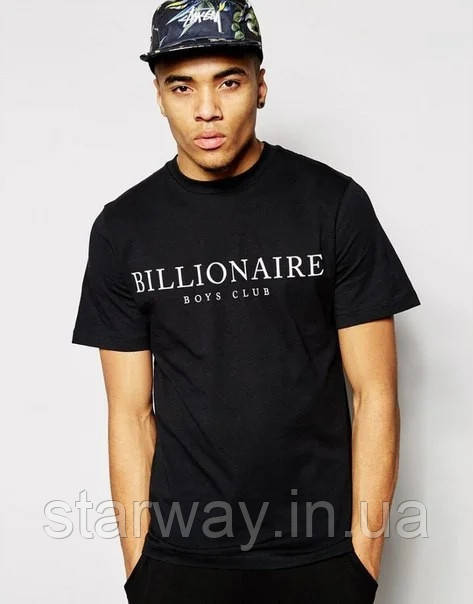 Чорна футболка billionaire boys club