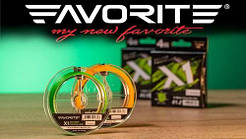 Шнур Favorite X1 PE 4x 150m(green) #0.3/0.090mm 6lb 2.9kg