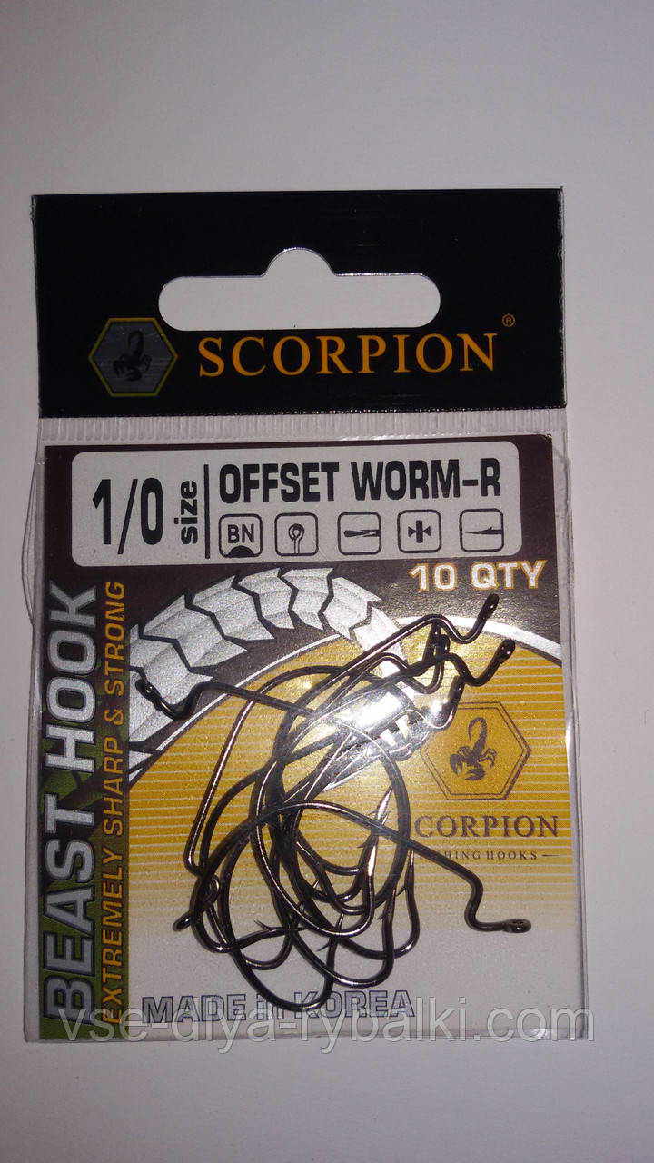 Офсетний гачок SCORPION 1/0