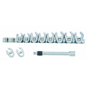 Набір ключів розрізних односторонніх і подовжувачем 11 пред. 3/8"orce 51110