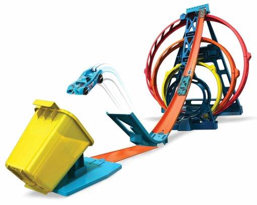 Набір Ігровий Hot Wheels Хот Вілс Конструктор трас Потрійна петля GLC96