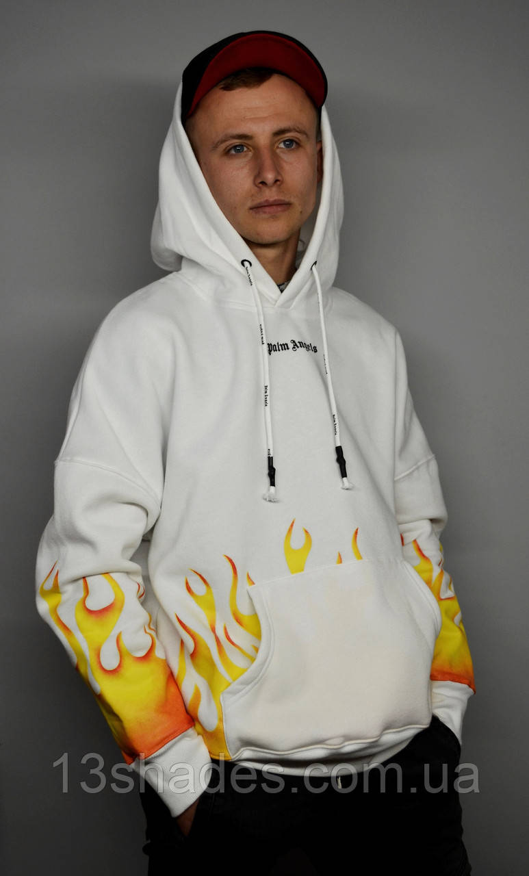 Худі Palm Angels Firestarter White Київ, фото 1