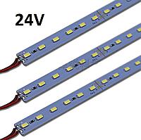 Світлодіодна led лінійка LEDTech 24v smd 5630 72led/m 24v ip20 білий (6000К)