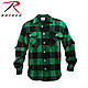 Чоловіча сорочка фланелева Буффало Heavyweight Buffalo Plaid Flannel Shirt колір зелена Rotcho USA, фото 3