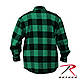Чоловіча сорочка фланелева Буффало Heavyweight Buffalo Plaid Flannel Shirt колір зелена Rotcho USA, фото 7