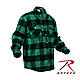 Чоловіча сорочка фланелева Буффало Heavyweight Buffalo Plaid Flannel Shirt колір зелена Rotcho USA, фото 5