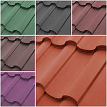 Фінська черепиця | RUUKKI Adamante | RR 750 | теракотовый | 0.5 PURALmat | Ruukki 50 plus, фото 2