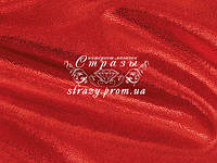 Stretch metallic Dot shine Lycra Red on Red Chrisanne Clover 1м