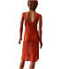 В'язане гачком літнє плаття "Оранжевий вечір", фото 3