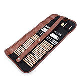 Подарунковий набір олівців MARCO з чохлом 29 предметів., фото 5