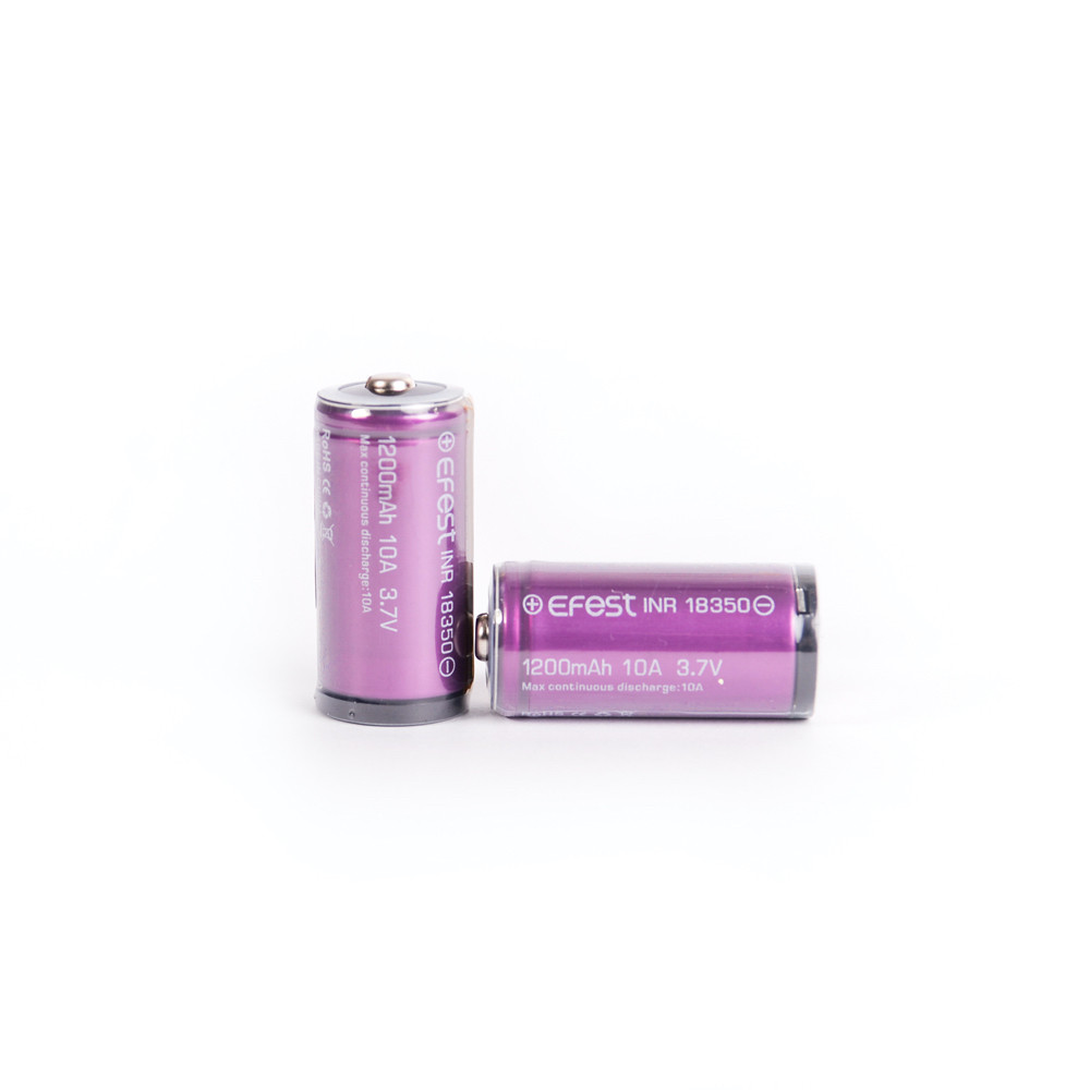 Акумулятор 18350 Efest 1200mAh з захистом