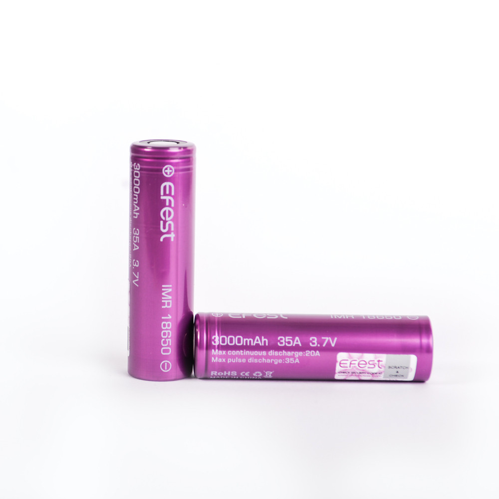 Акумулятор 18650 Efest 3000mAh 35A високострумовий, фото 1