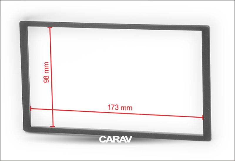 2-DIN Универсальный рамка Universal (173*98 mm / 188*108 mm), CARAV 11-902 - фото 4 - id-p1151936858