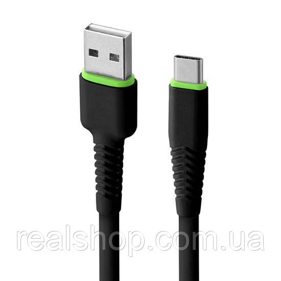 Кабель USB — TYPE-C QIHANG QH-C07 QC3.0 на 3 м Black, фото 1