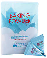 Скраб для лица с содой в треугольнике поштучно Etude House Crunch Pore Scrub Baking powder 7 г x 24 шт