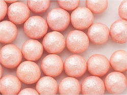 Кульки цукрові перламутрові Рожеві 10 мм 50 г.
