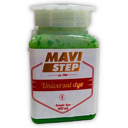 Фарба колір Зелений для шкіри та тканини MAVI STEP Universal Dye 100 мл