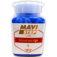 Краска цвет Синий для кожи и ткани MAVI STEP Universal Dye 100 мл