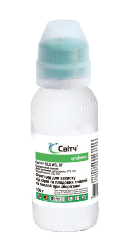 Фунгіцид Світч (100 г) — захист суниці, яблуні, груші, абрикоса, персика