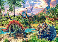 Пазлы Динозавры на 120 деталей
