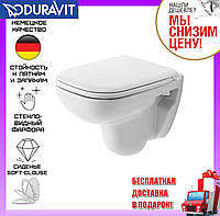 Подвесной унитаз Duravit D-Code 45350900A1 с сиденьем soft-close