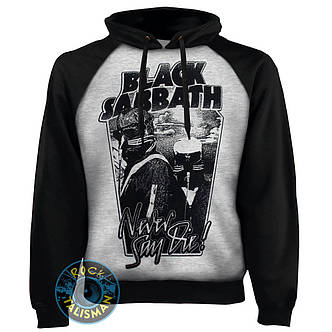 Толстовка реглан BLACK SABBATH Never Say Die 2 Pilots світло-сіра, фото 3