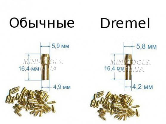 Цанги для граверів (бормашинок) D-2,4 mm, фото 3