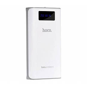 Портативна батарея Power Bank Hoco B3 15000 mAh White, фото 2