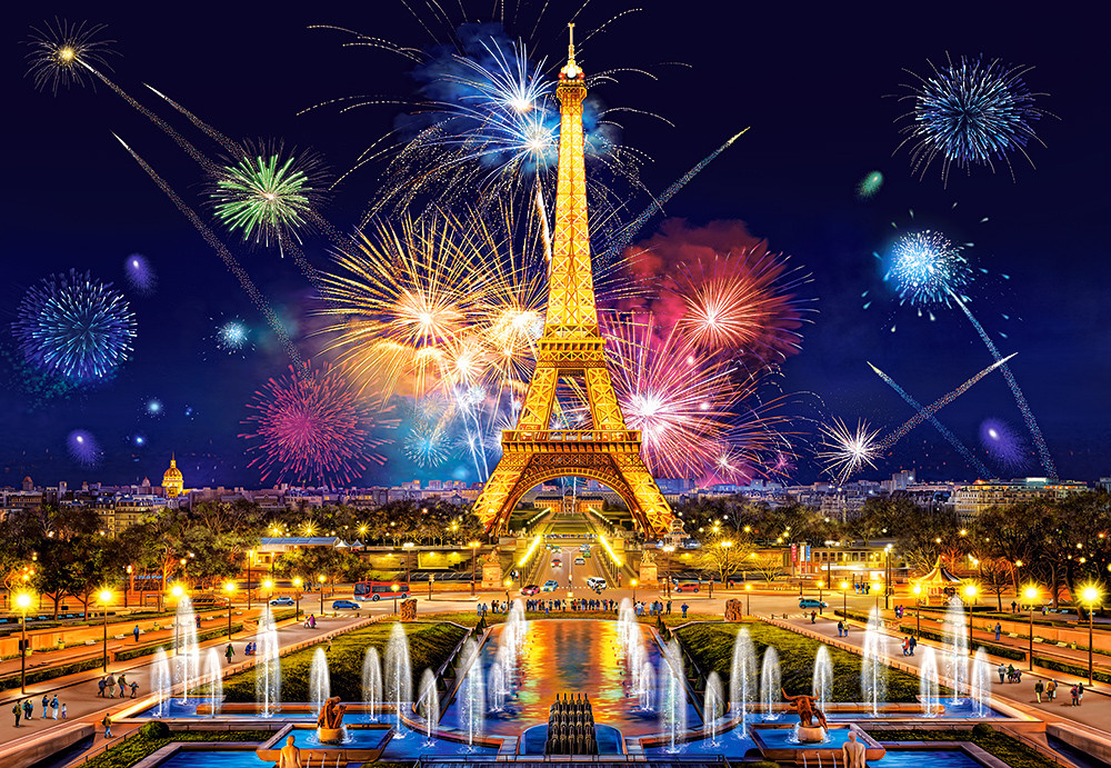 Пазли Чарівність ночей, Париж на 1000 елементів