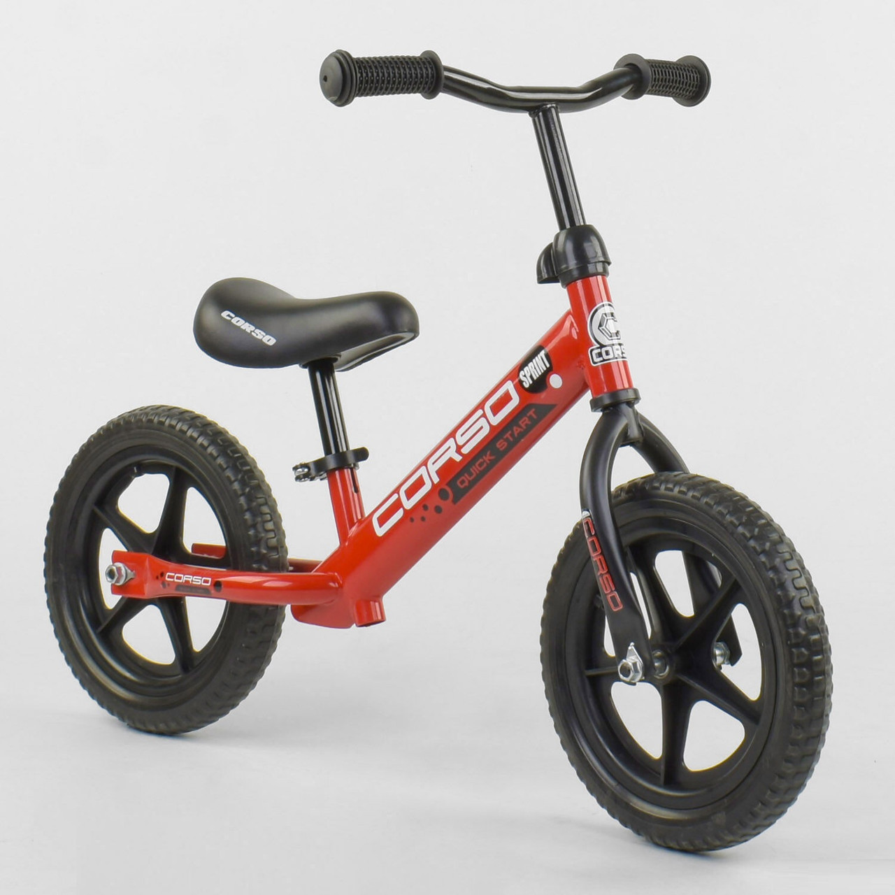 Велобіг Corso JR 74115, 12 дюймів EVA, сталева рама, фото 1