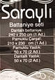 Плед і постільна білизна Estima c французьким мереживом, євро розмір, сірий колір. Туреччина, фото 5