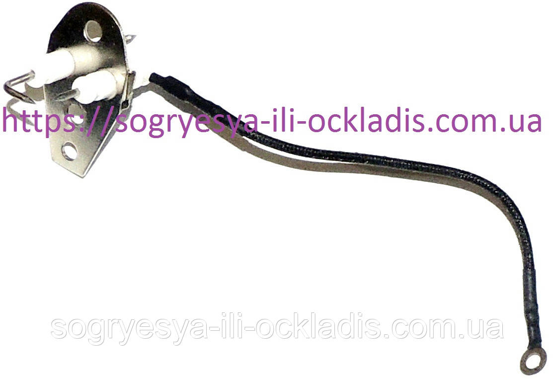 Свічка розжарювання подвійна (без ф.у, Китай) колонок газових турбо Грета, Selena SE1 і, арт. 33.4453, к.з. 0923, фото 1