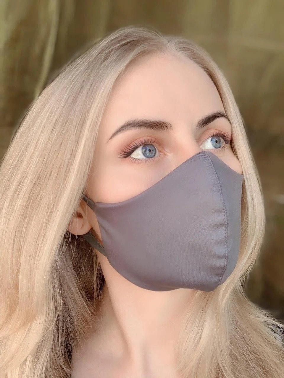 Захисна маска на обличчя багаторазова Silenta Woman, Графітовий
