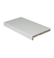 Підвіконня ПВХ білий матовий 400мм Риф