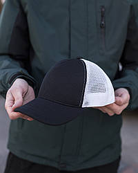 Кепка чоловіча mesh x black-white бейсболка