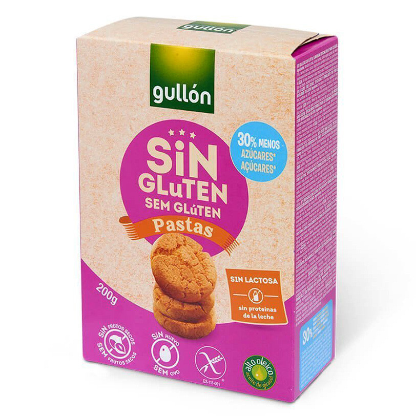 Печиво GULLON Sin Gluten Pastas без глютену, 200 г, 12 шт/ящ, фото 1