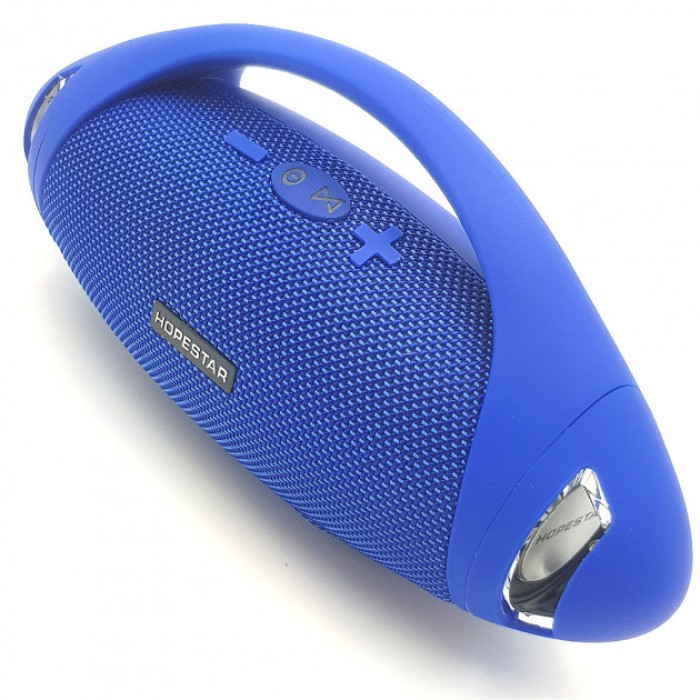 Портативная bluetooth стерео колонка спикер Hopestar H37 Синий - фото 2 - id-p1128500367